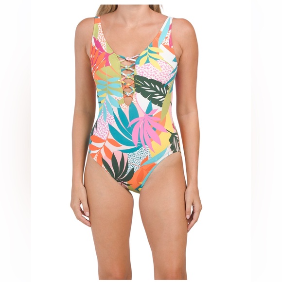 🎉LAST PIECE 🎉 BLEU ROD BEATTIEWild At Heart Lace Down Mio One-Piece Swimsuit